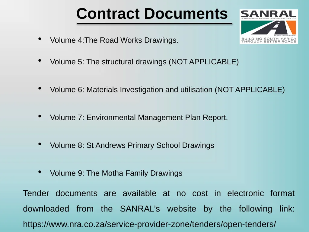 CONTRACT NR. SANRAL C002-048-2024/1 Relocation of - slide 9 of 38