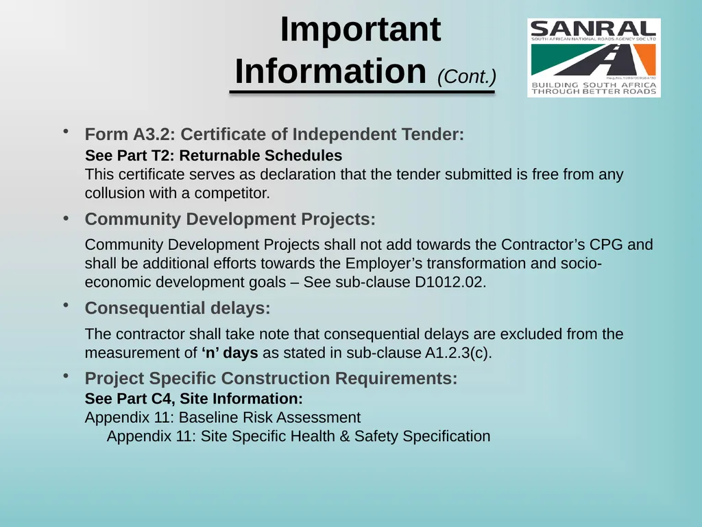 CONTRACT NR. SANRAL C002-048-2024/1 Relocation of - slide 34 of 38