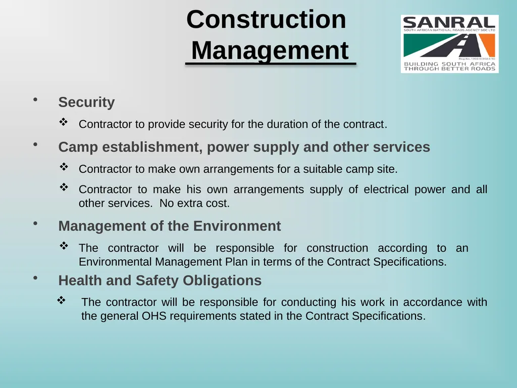 CONTRACT NR. SANRAL C002-048-2024/1 Relocation of - slide 30 of 38