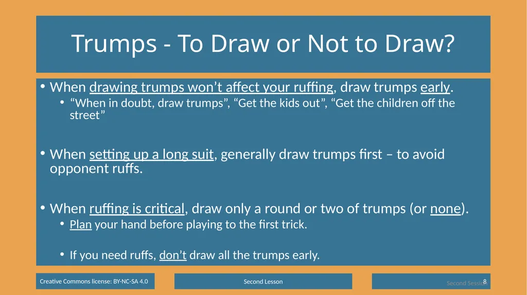 Basic Beginning Bridge Lesson 2 – Declarer Play - slide 8 of 15