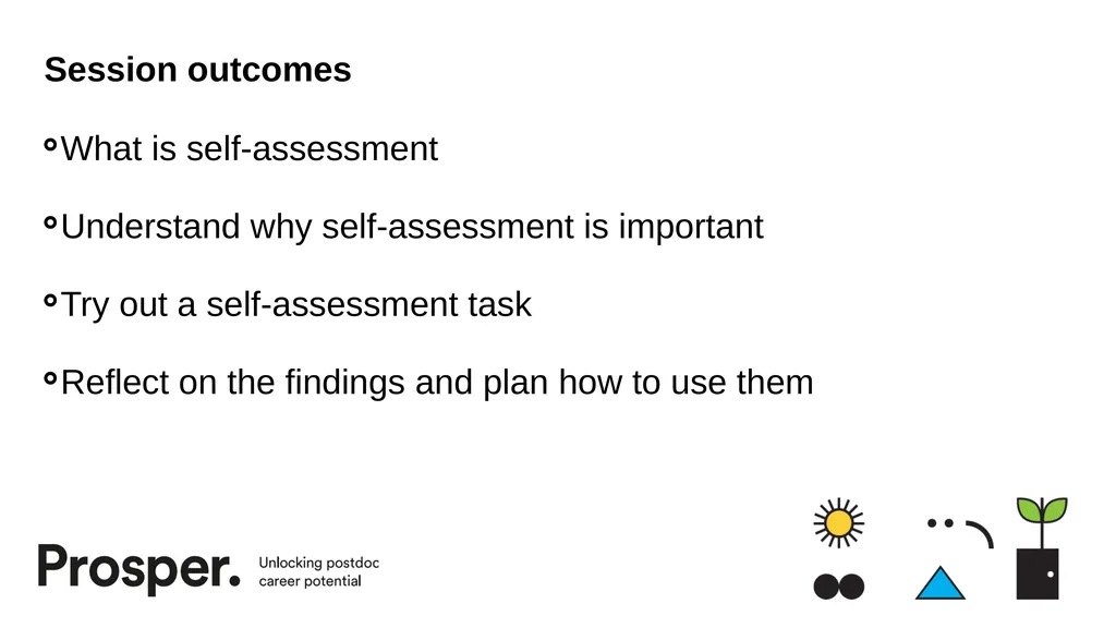 Self-assessment tools: Knowing me, knowing what to - slide 4 of 38