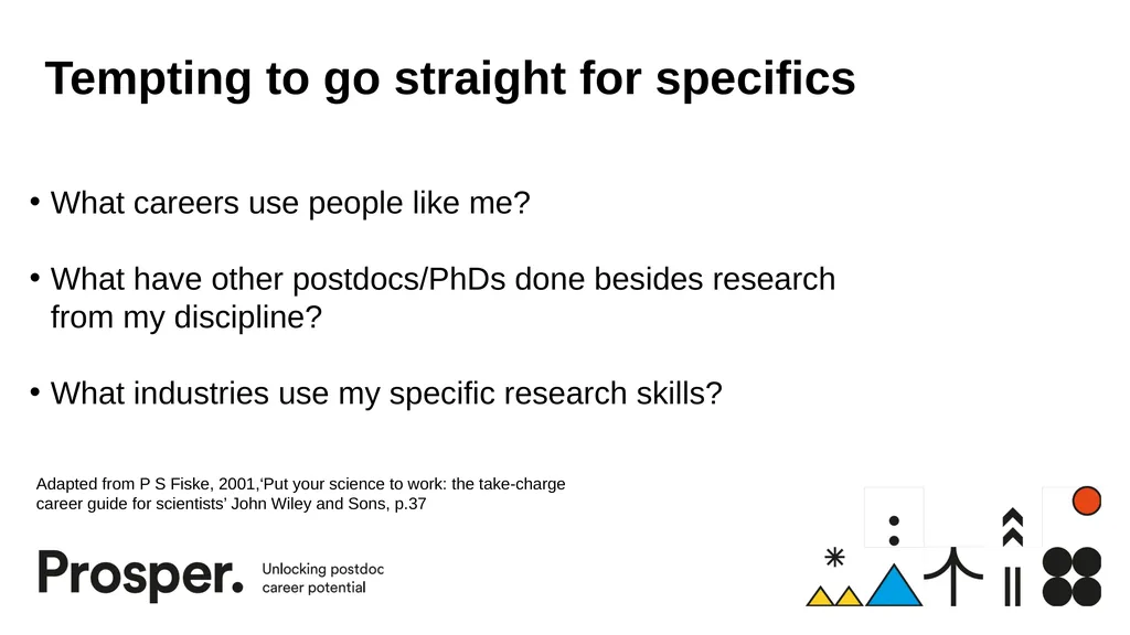Self-assessment tools: Knowing me, knowing what to - slide 21 of 38
