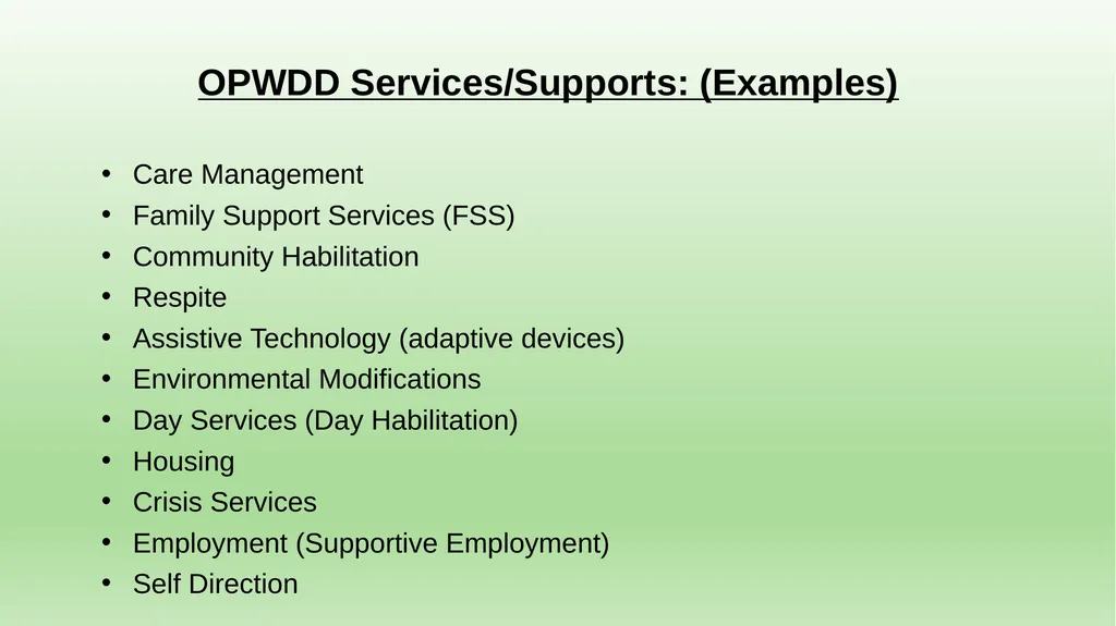 NY State Office for People with Developmental - slide 9 of 17