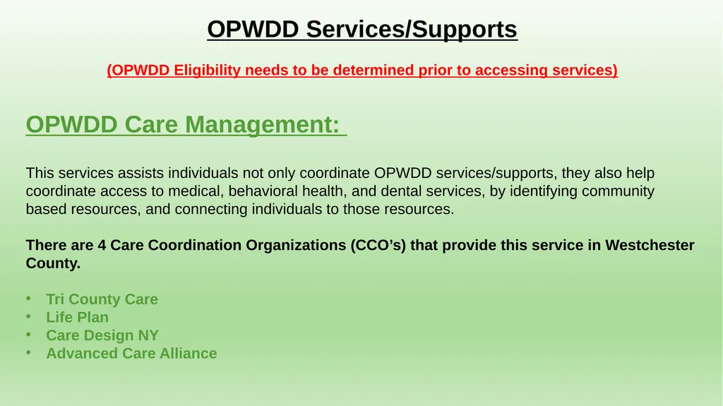 NY State Office for People with Developmental - slide 10 of 17