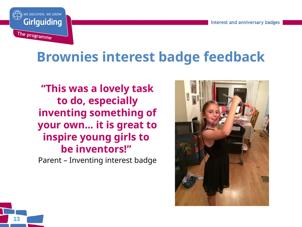 Interest and Anniversary badges Today’s trainer: - slide 13 of 25