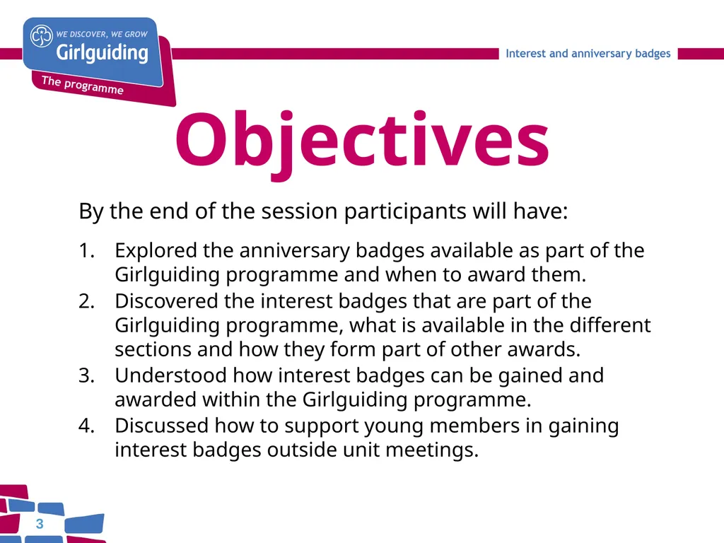 Interest and Anniversary badges Today’s trainer: - slide 3 of 25