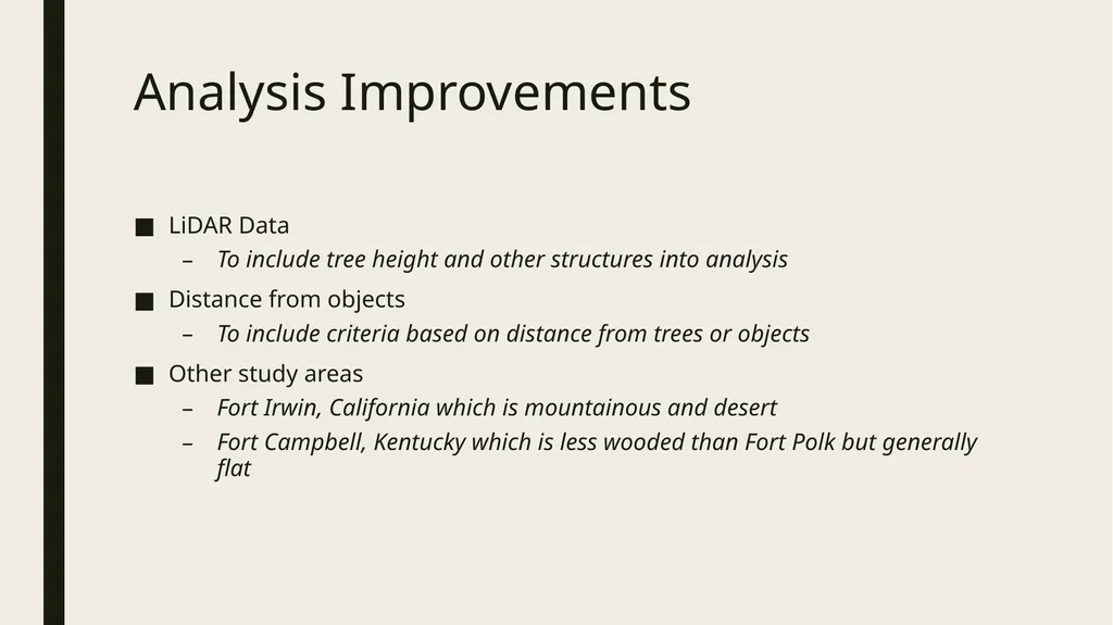 Field Artillery Site Suitability Analysis Captain - slide 18 of 21