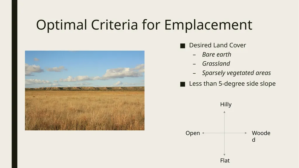 Field Artillery Site Suitability Analysis Captain - slide 8 of 21