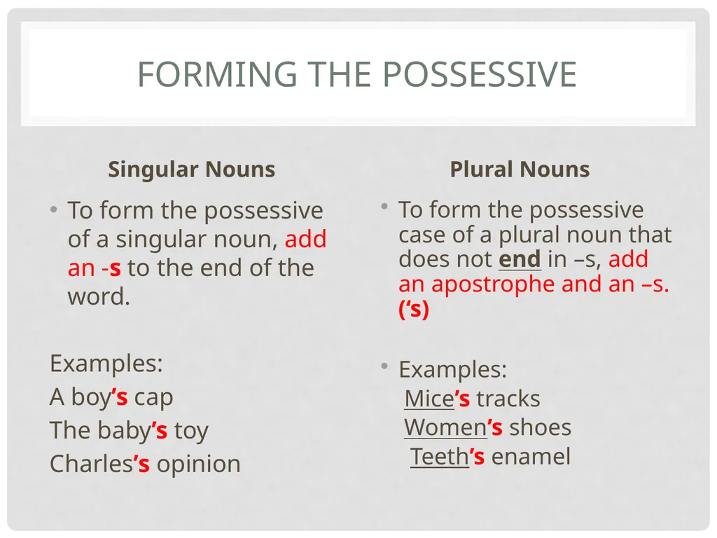 Grade 6 Grammar Studies Unit 2: Nouns Unit - slide 13 of 16