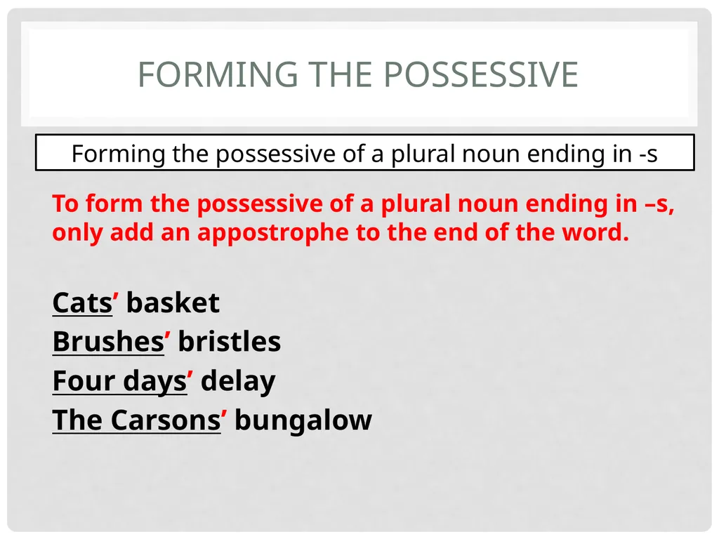 Grade 6 Grammar Studies Unit 2: Nouns Unit - slide 15 of 16