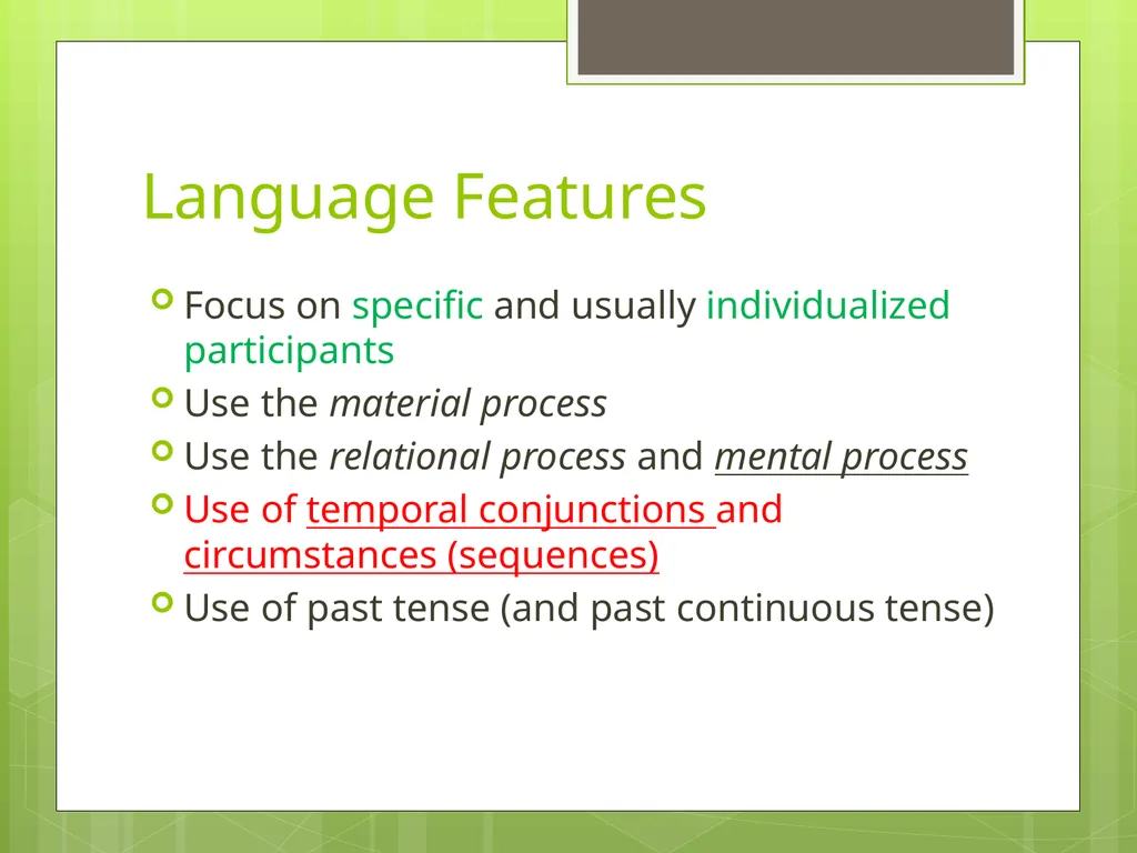 Narrative TEXT What do you know about narrative - slide 8 of 11