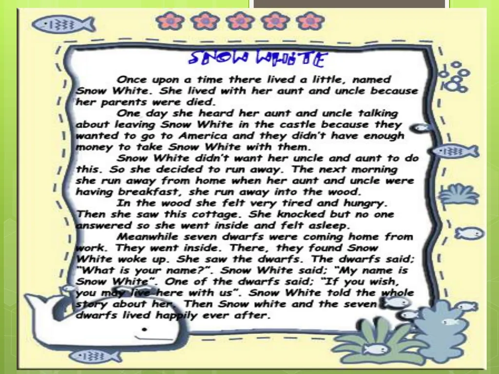 Narrative TEXT What do you know about narrative - slide 9 of 11