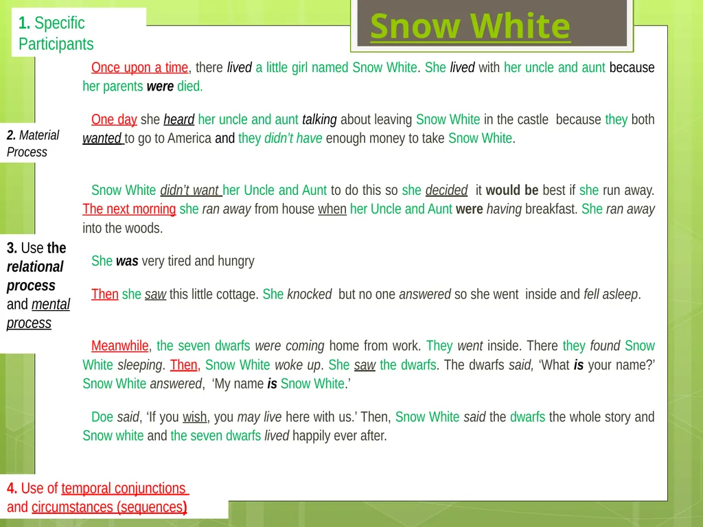 Narrative TEXT What do you know about narrative - slide 10 of 11