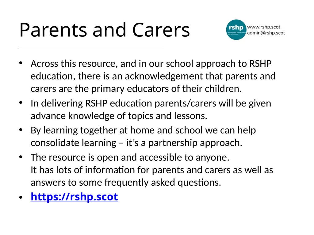 https://rshp.scot A national teaching and learning - slide 17 of 20