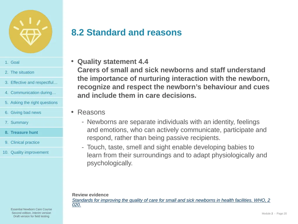 Communication skills 1. Goal and learning outcomes - slide 20 of 23