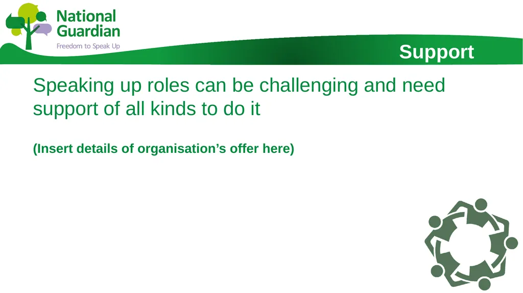 Information Session for Freedom To Speak Up - slide 20 of 24