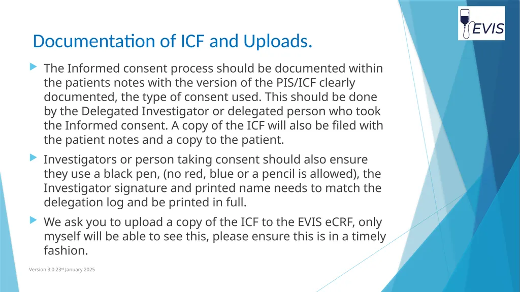 EVIS Informed Consent EVIS Training Video Version - slide 14 of 16