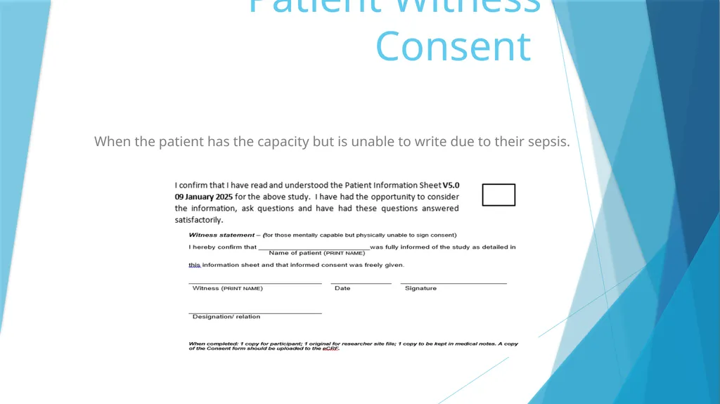 EVIS Informed Consent EVIS Training Video Version - slide 8 of 16