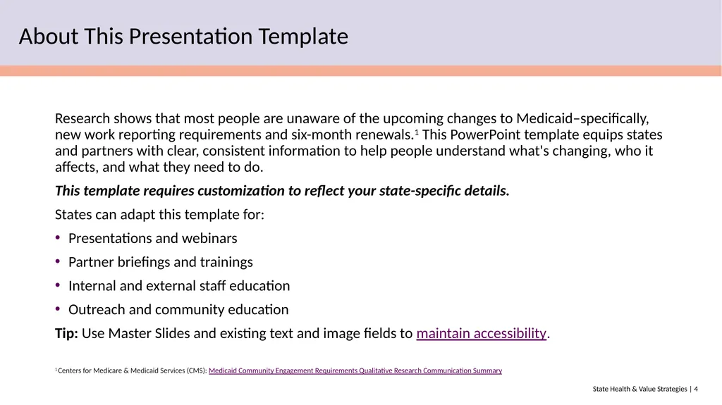 How to Talk About Medicaid Work Reporting - slide 4 of 30