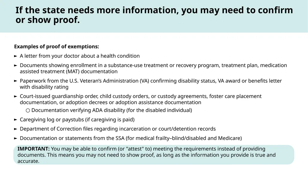 How to Talk About Medicaid Work Reporting - slide 16 of 30