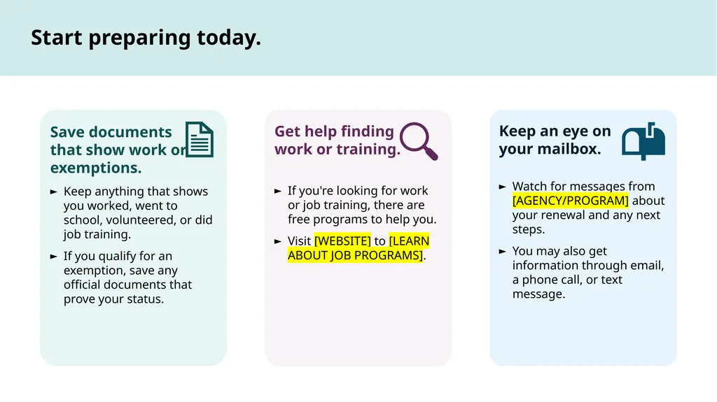 How to Talk About Medicaid Work Reporting - slide 28 of 30