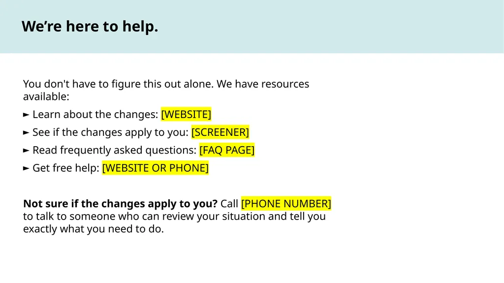 How to Talk About Medicaid Work Reporting - slide 30 of 30