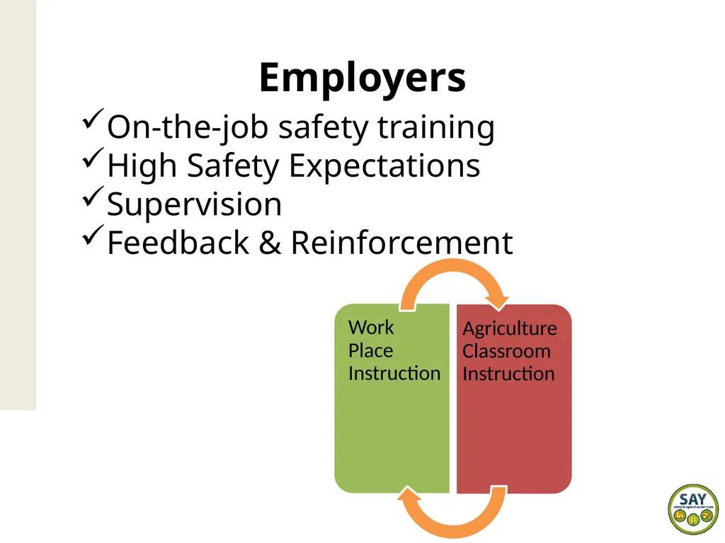 SAE Safety Why is SAE safety important? - slide 5 of 11
