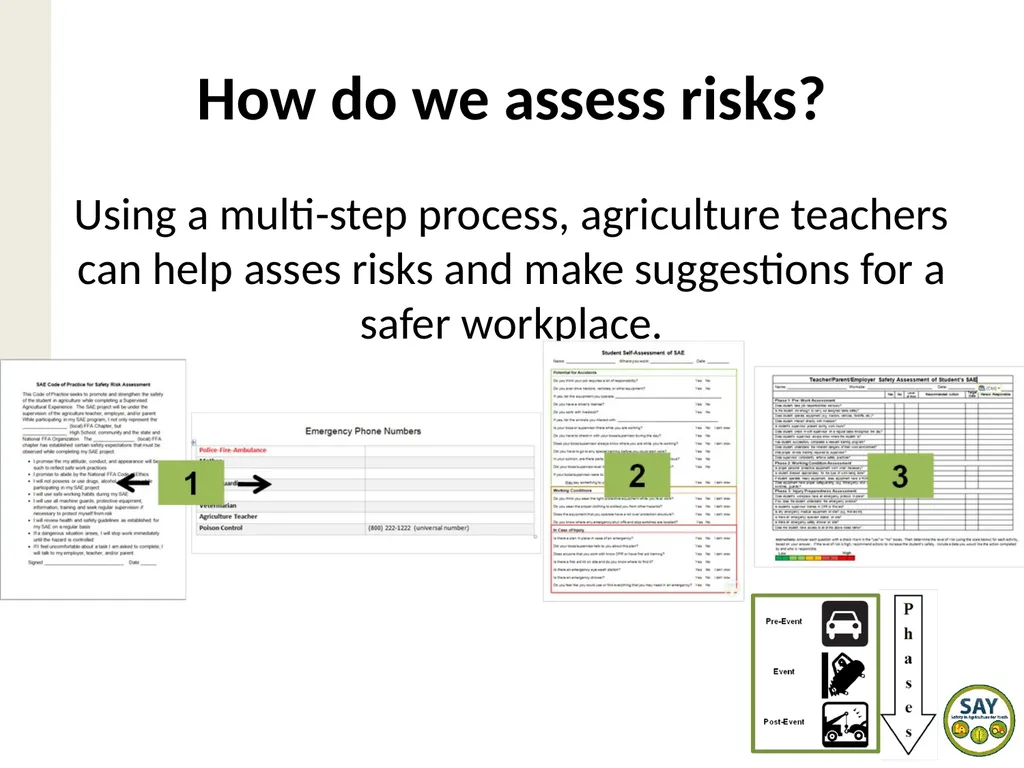 SAE Safety Why is SAE safety important? - slide 8 of 11