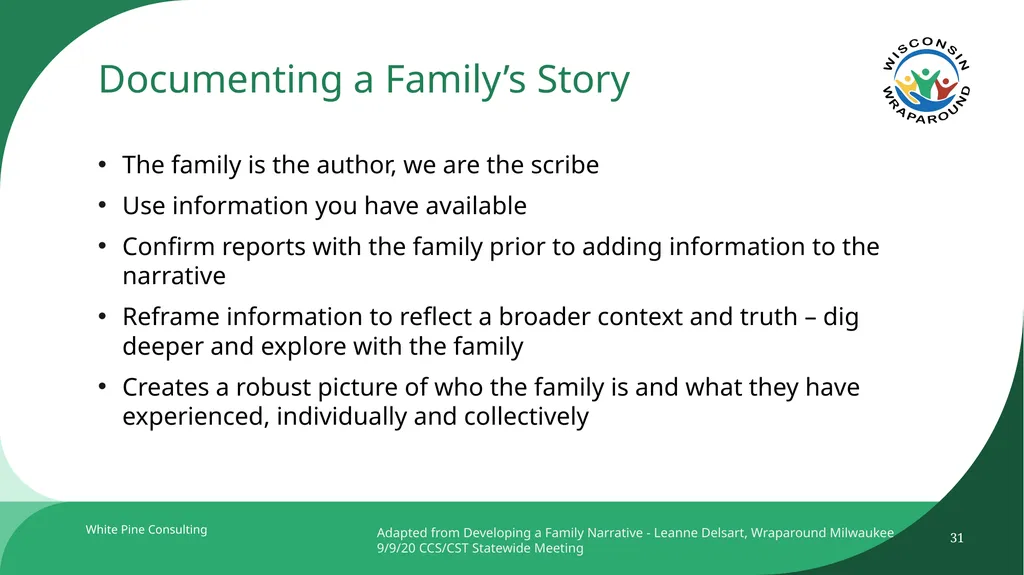 The Wraparound Assessment Process 1 Jessica - slide 31 of 61