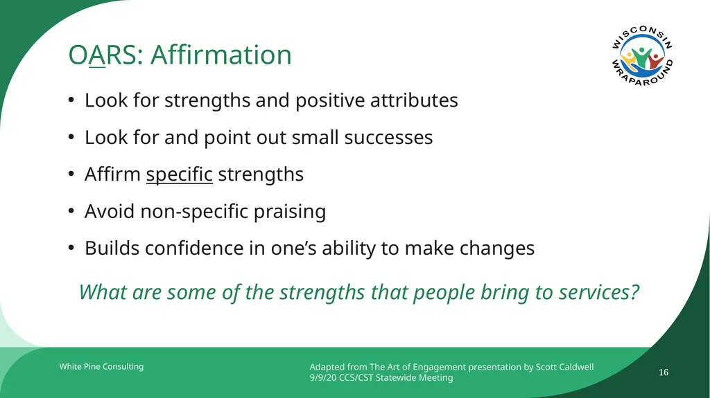 The Wraparound Assessment Process 1 Jessica - slide 16 of 61