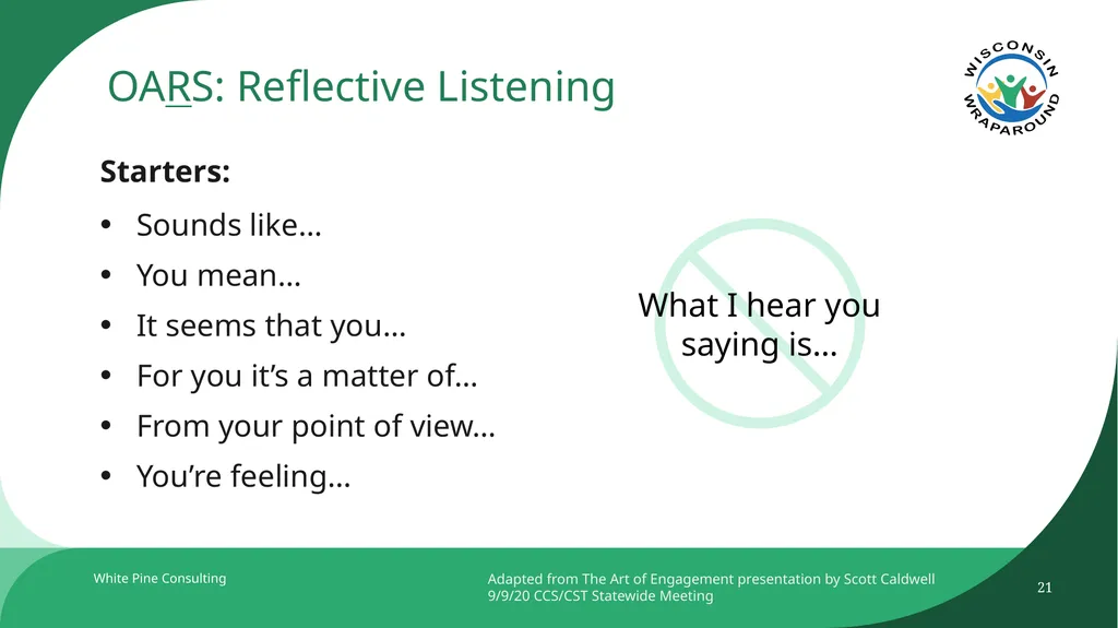 The Wraparound Assessment Process 1 Jessica - slide 21 of 61