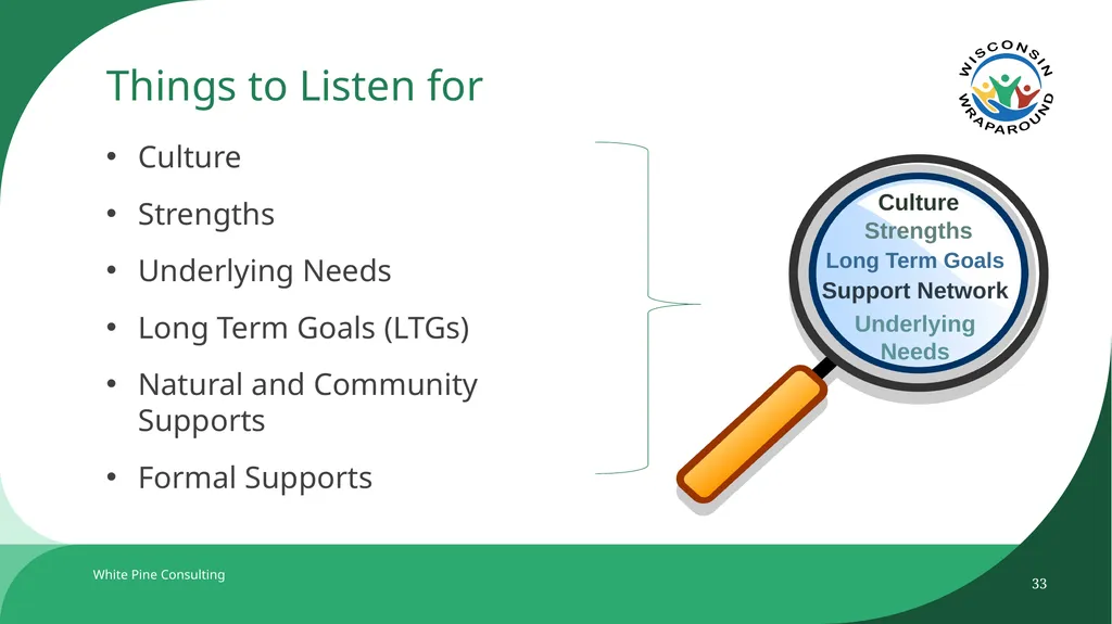 The Wraparound Assessment Process 1 Jessica - slide 33 of 61