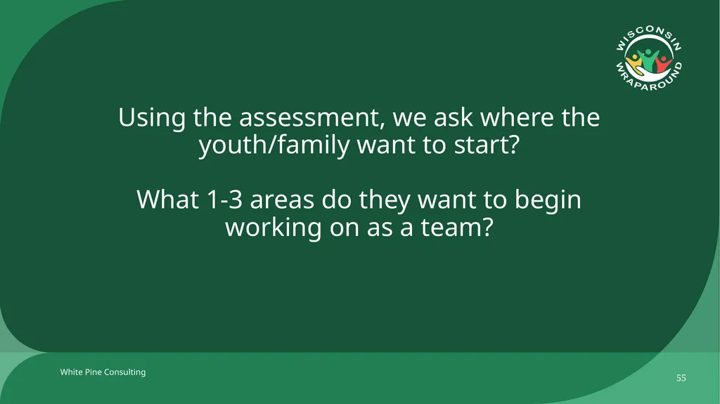 The Wraparound Assessment Process 1 Jessica - slide 55 of 61