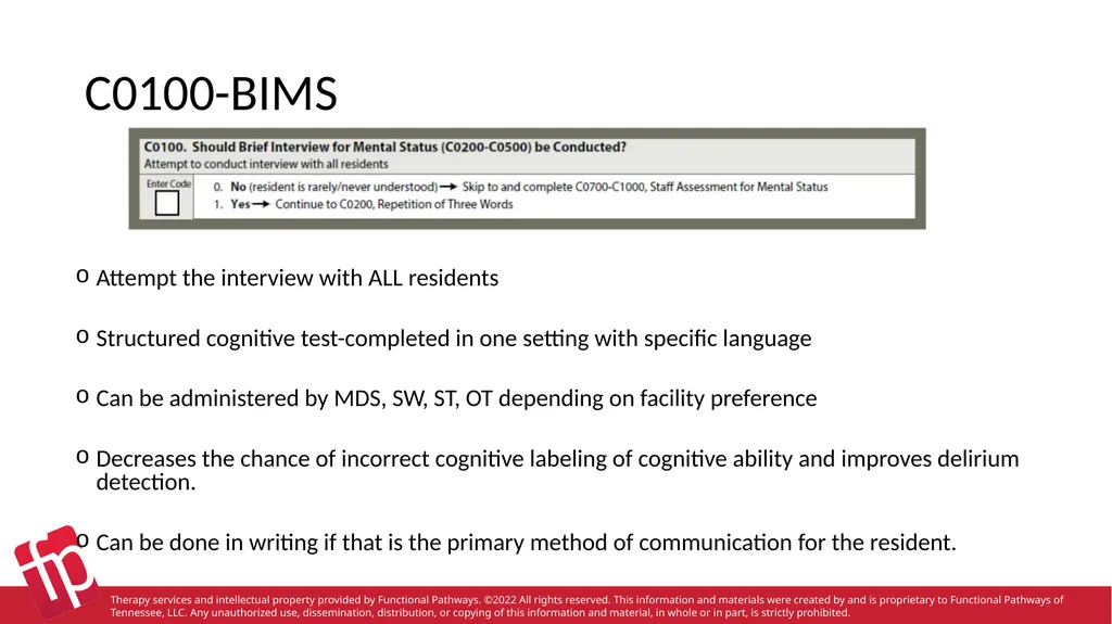 Functional Pathways MDS Section B-F Therapy - slide 11 of 47