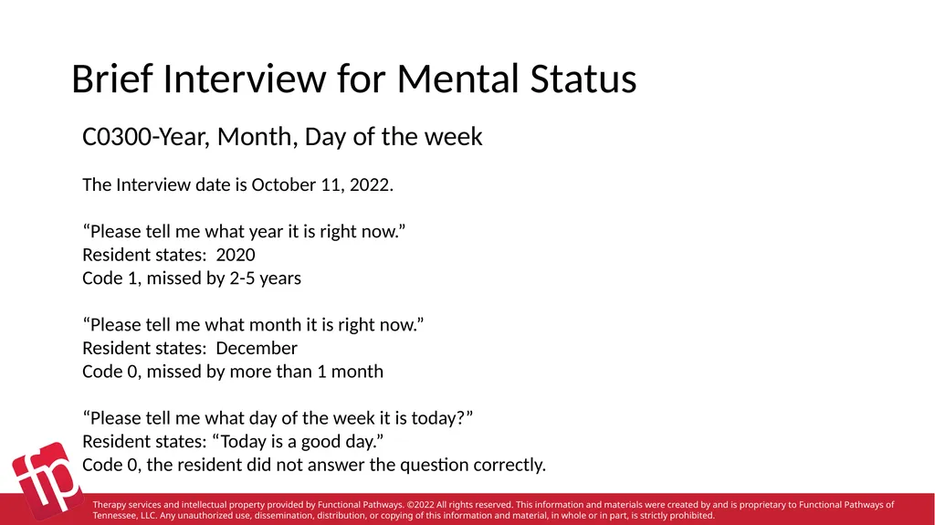 Functional Pathways MDS Section B-F Therapy - slide 14 of 47