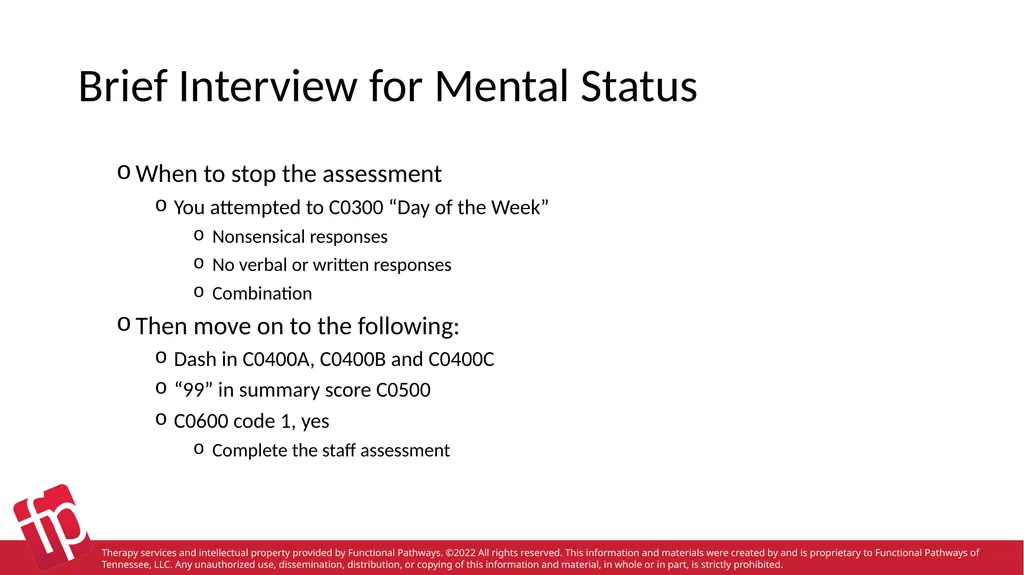 Functional Pathways MDS Section B-F Therapy - slide 17 of 47