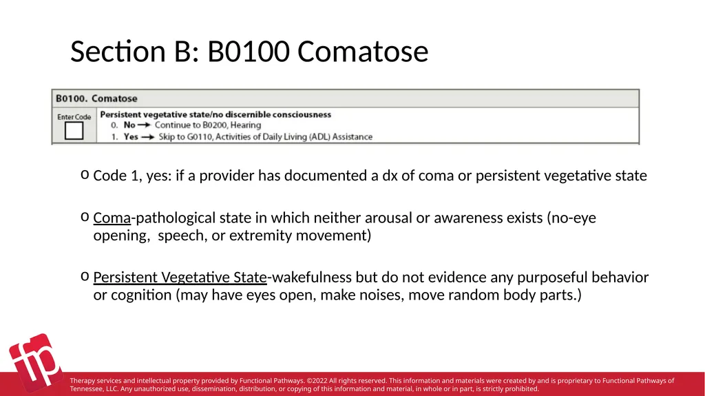 Functional Pathways MDS Section B-F Therapy - slide 3 of 47