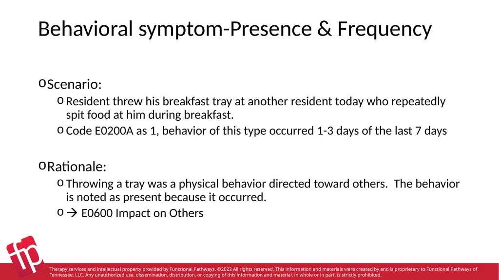 Functional Pathways MDS Section B-F Therapy - slide 31 of 47