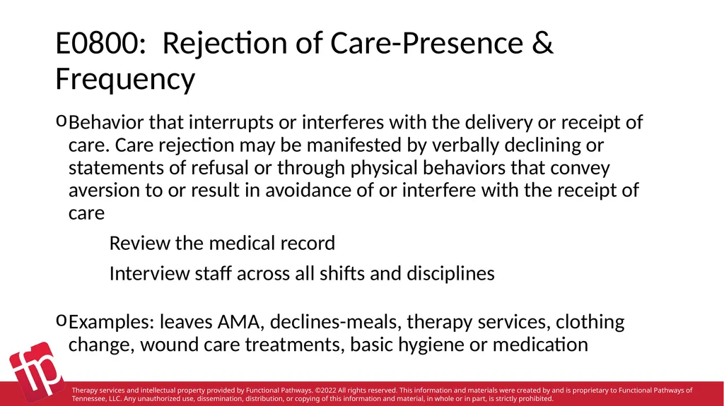 Functional Pathways MDS Section B-F Therapy - slide 36 of 47
