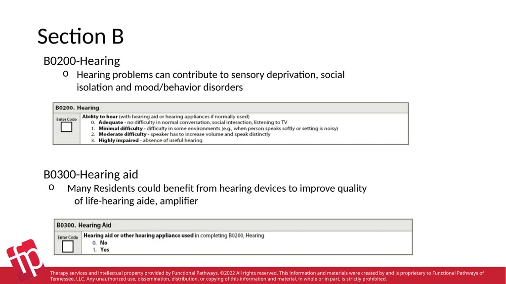 Functional Pathways MDS Section B-F Therapy - slide 4 of 47