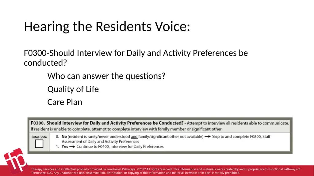 Functional Pathways MDS Section B-F Therapy - slide 41 of 47