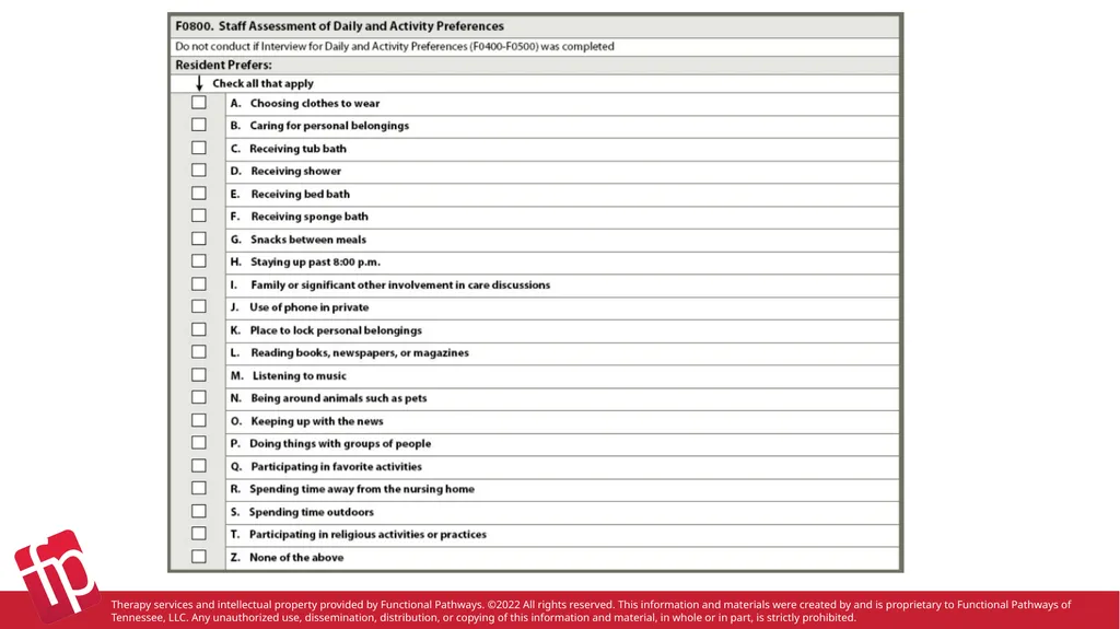 Functional Pathways MDS Section B-F Therapy - slide 46 of 47