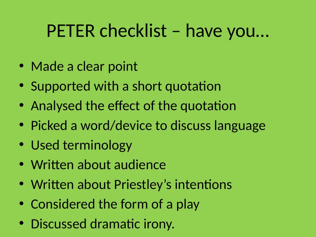 An Inspector Calls Character quotations Birling: - slide 14 of 16