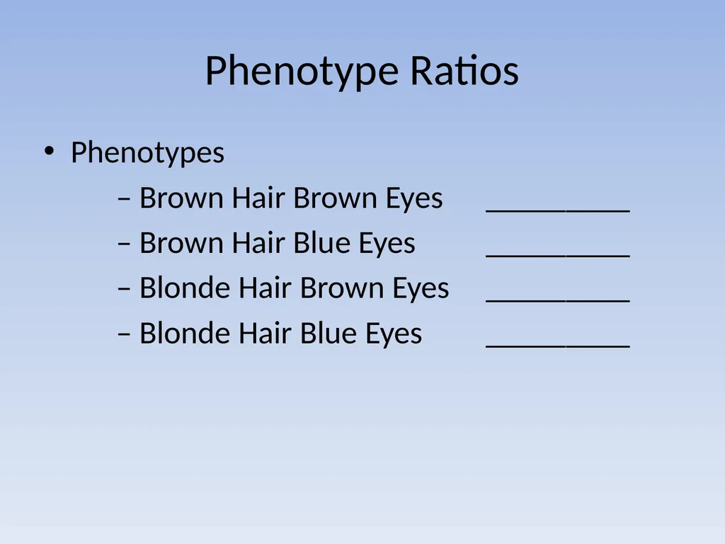 Punnett Squares: Genetic Crosses Making Genetic - slide 21 of 23