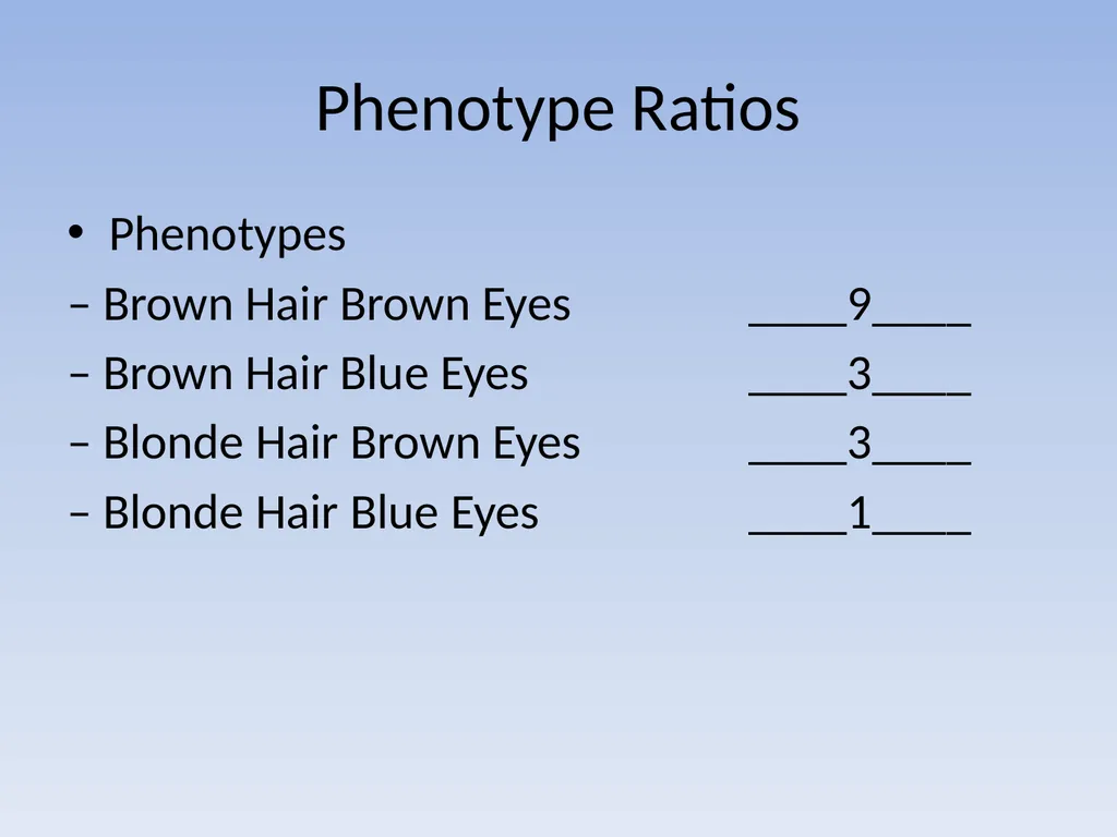 Punnett Squares: Genetic Crosses Making Genetic - slide 22 of 23