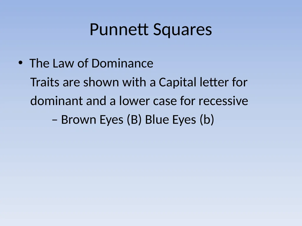 Punnett Squares: Genetic Crosses Making Genetic - slide 3 of 23