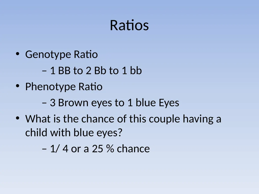 Punnett Squares: Genetic Crosses Making Genetic - slide 11 of 23