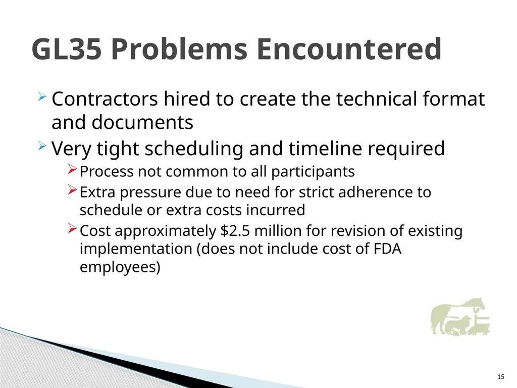 VICH Pharmacovigilance Guidelines Development and - slide 15 of 32