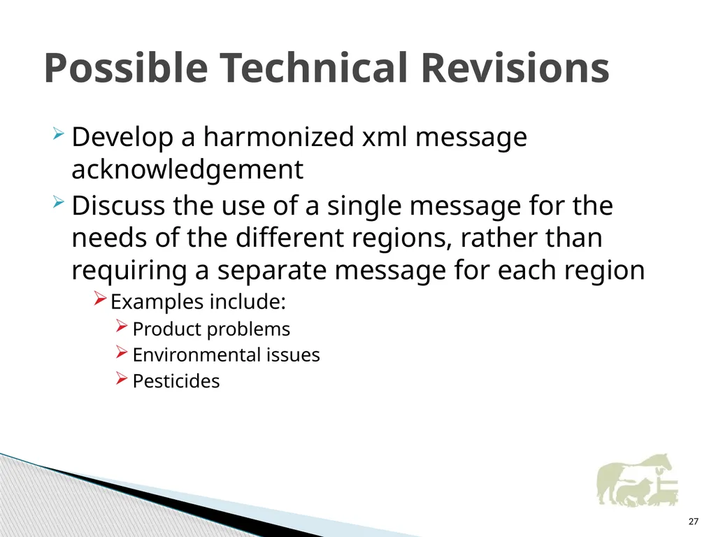 VICH Pharmacovigilance Guidelines Development and - slide 27 of 32