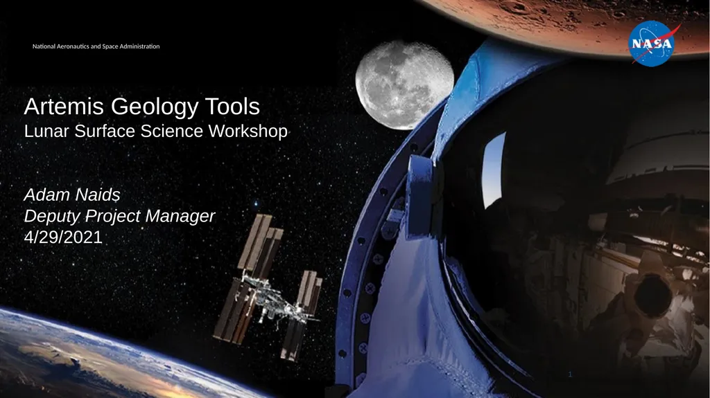 1 Artemis Geology Tools Lunar Surface Science - slide 1 of 12